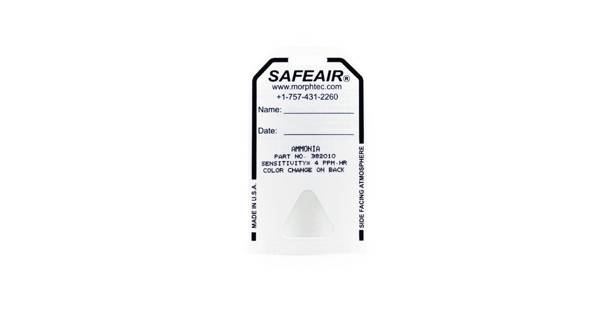 Morphix Technologies SafeAir Ammonia Badge - 50 Per Package