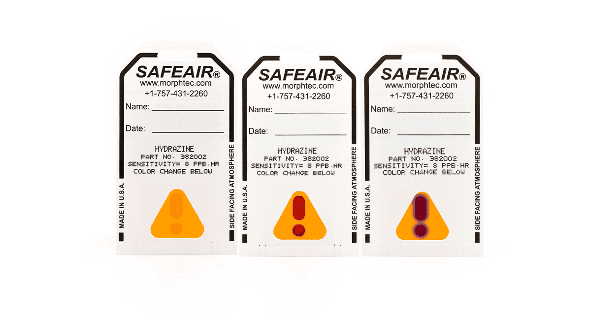 Badge hydrazine SafeAir de Morphix Technologies - 50 par paquet