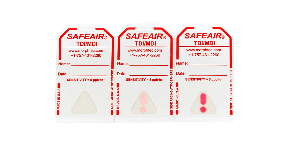 Badge SafeAir TDI/MDI de Morphix Technologies - 50 par paquet