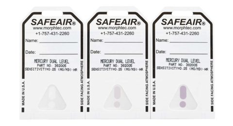 Mercury Chemical Detection Badges | Morphix Technologies