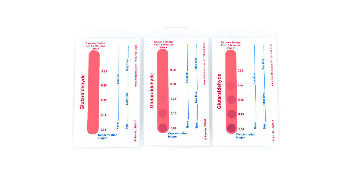 Badge au glutaraldéhyde ChromAir de Morphix Technologies - 10 par paquet