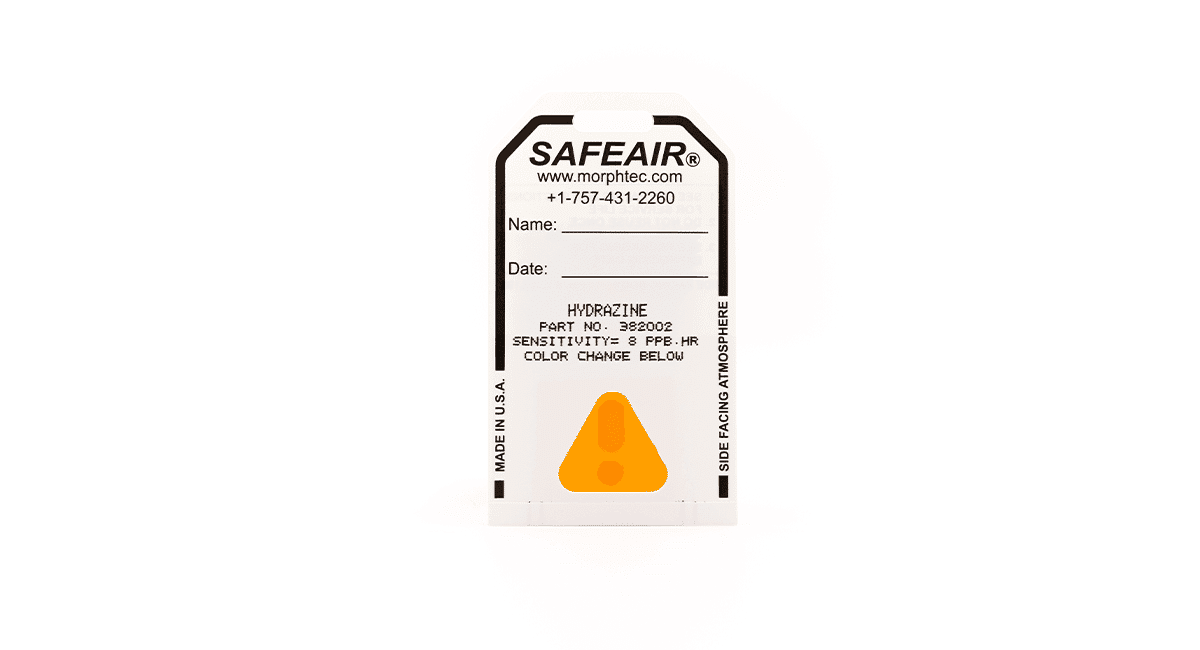 Morphix Technologies SafeAir Hydrazine Badge - 50 Per Package