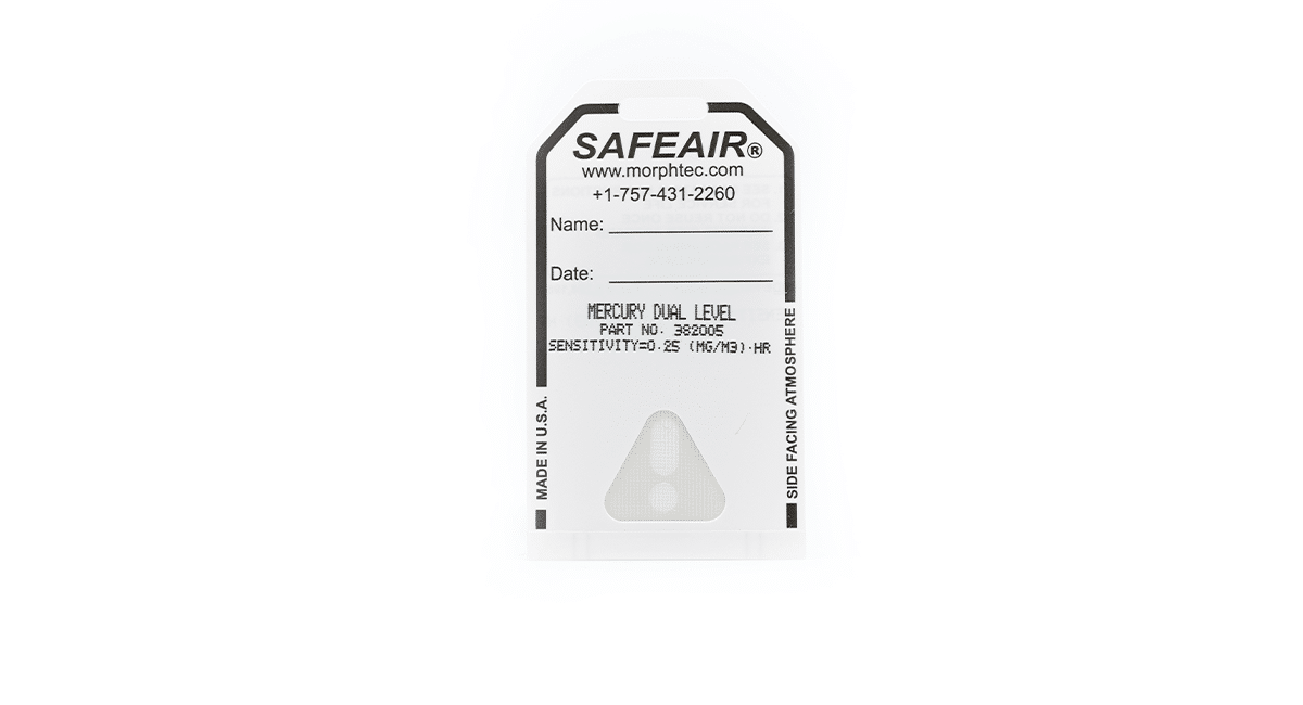 Morphix Technologies SafeAir Mercury Badge - 50 Per Package