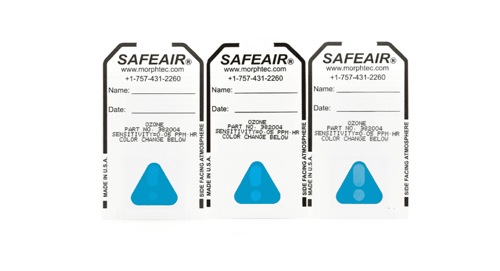 SafeAir Ozone Badge for ozone detection. Ozone detector.