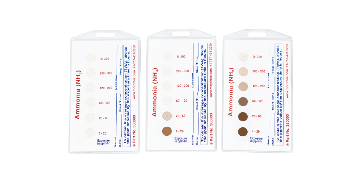 Morphix Technologies ChromAir Ammonia Badge - 10 Per Package