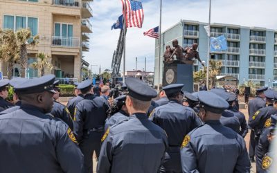A photo from the Virginia Beach PD Peace Officers Day 2023 honoring fallen Law Enforcement