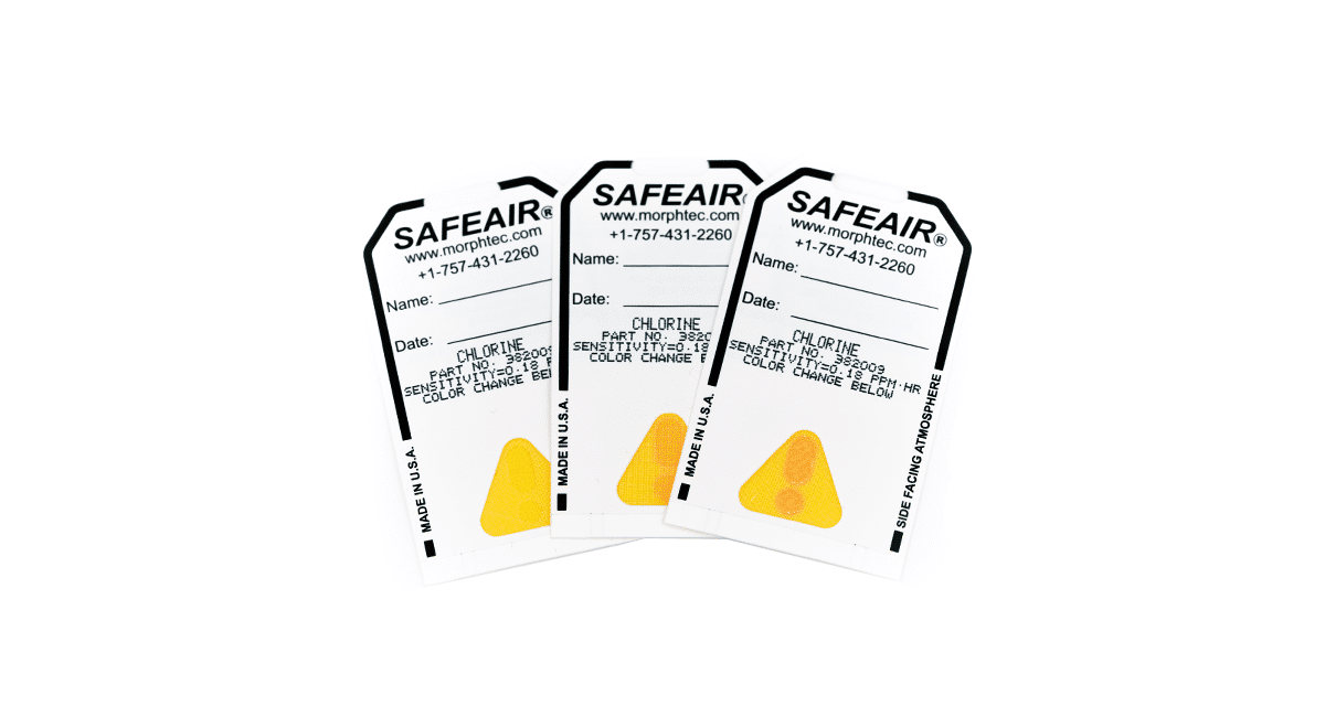 Morphix Technologies SafeAir Chlorine Badge - 50 Per Package